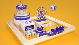 c4d小动画食品加工厂